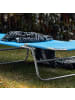 SoBuy Sonnenliege in Blau - (B)195 x (H)90 x (T)63cm