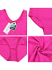 Aquarti Aquarti Damen Ballett Trikot Kurzarm Tanz-Body in pink