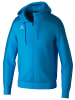 erima Kinder Trainingsjacke Mit Kapuze in curacao/mykonos