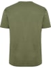 Hummel T-Shirt Hmlpulse Lebensstil Herren in WHITE/GREEN