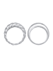 Elli Ring 925 Sterling Silber Ring Set, Twisted in Silber