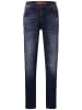 Street One Jeans in dark blue random wash