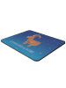 Mr. & Mrs. Panda Mousepad Sternzeichen Steinbock mit Spruch in Sternenhimmel Blau