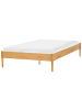 Beliani Doppelbett VEYRAC in Braun - (W) 128 x (H) 38 x (L) 211 cm