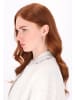 DreiMaster Vintage Damen Sweatjacke in Wollweiss Melange