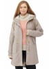 Derbe Parka für Damen in beige
