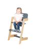 roba Babyhochstuhl 'Nature Up' - Mitwachsend - 3-Punkt-Gurt - Natur / Anthrazit