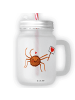 Mr. & Mrs. Panda Glas Mit Henkel Spinne Agathe Motivation ohne S... in Transparent