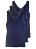 Like It 3er Pack Achseltop in midnight blue