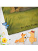 Mr. & Mrs. Panda Badehandtuch Hund Entspannen Design ohne Spruch in Grau Pastell