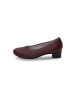 VITAFORM Hirschleder Pumps in aubergine