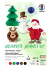 URSUS Wabenpapier "Weihnachten" 22,5 x 32,5 cm, 6 Bl.