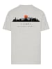F4NT4STIC T-Shirt Escape Discover the World Asian Town in grau meliert