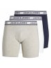 Jack & Jones Boxershort 3er Pack in Grau/Weiß/Navy