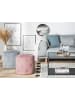 Beliani Pouf COROLLA in Grau - (W) 40 x (H) 40 x (L) 40 cm