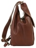 piké City Rucksack ANNA MARIA echt Leder in braun