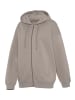 LASCANA Kapuzensweatjacke in taupe