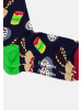 DillySocks Socken Swiss Alps in Blau,Grün,Dunkelblau