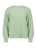 CARTOON Strickpullover mit Rundhalsausschnitt in Green Melange