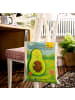 Mr. & Mrs. Panda Shopper Bag Avocado Kern Design mit Spruch in Weiß