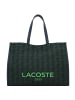 Lacoste Heritage Jacquard Shopper Tasche 23 cm in mono marine 166 vert 132