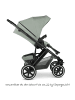 ABC-Design 3in1 Kinderwagen-Set Salsa 5 Air in gray,green