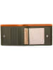MYWALIT Geldbörse RFID Schutz Leder 12 cm tan/olive