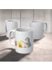 Mr. & Mrs. Panda XL Tasse Pinguin Lagerfeuer ohne Spruch in Weiß