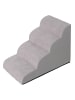 relaxdays Hundetreppe in Grau - (B)40 x (H)50 x (T)72 cm