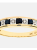 Diamant L'éternel Eternity-Ring aus 375 Gelbgold mit Diamant mit Saphir