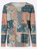 WITT WEIDEN Druck-Shirt in jade-terra-bedruckt