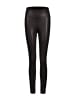 SASSYCLASSY Thermo Leggings in Lederoptik in Schwarz