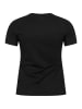 KAFFE curve T-shirt KCtiva Regular fit in Black - Copper Text Print