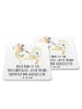 Mr. & Mrs. Panda Untersetzer Set Hund Australien Shepherd mit Sp... in Weiß