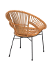 Beliani Esszimmerstuhl SARITA in Braun - (W) 70 x (H) 80 x (L) 48 cm