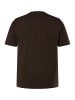 JP1880 Kurzarm T-Shirt in dunkelbraun