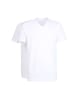 Bugatti T-Shirt 2Er Pack Bari in weiß-hell-uni