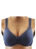 PETITE FLEUR T-Shirt-BH in marine