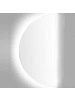 Beliani Badezimmerspiegel LOUE in Silber - (W) 60 x (H) 120 x (L) 4 cm