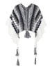 usha FESTIVAL Women Poncho in Dunkelgrau Mehrfarbig