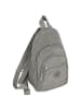 Bag Street Cityrucksack, Freizeitrucksack Nylon grau ca. 21cm breit ca. 35cm hoch