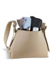 Bugatti Luna - Schultertasche 30 cm (schwarz) in beige