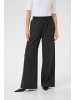 Kaffe Casual Hose KAeliana Loose fit in Black / Chalk Pinstripe