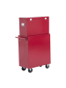 HOMCOM Werkzeugwagen-61,5L x 33B x 113H cm-Rot