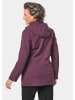 GOLDNER Softshelljacke mit Kapuze in aubergine