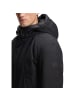Hugo Boss Schwarz Polyester Lange Jacke