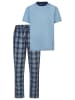 Ammann Schlafanzug Mix & Match in Copen blue