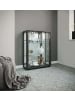 ebuy24 Vitrinenschrank Sintalo 10 Schwarz 60 x 25 cm