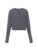 myMo Damen Pullover in DUNKELGRAU MELANGE