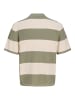 Jack & Jones Gestricktes Polo in Sea Salt